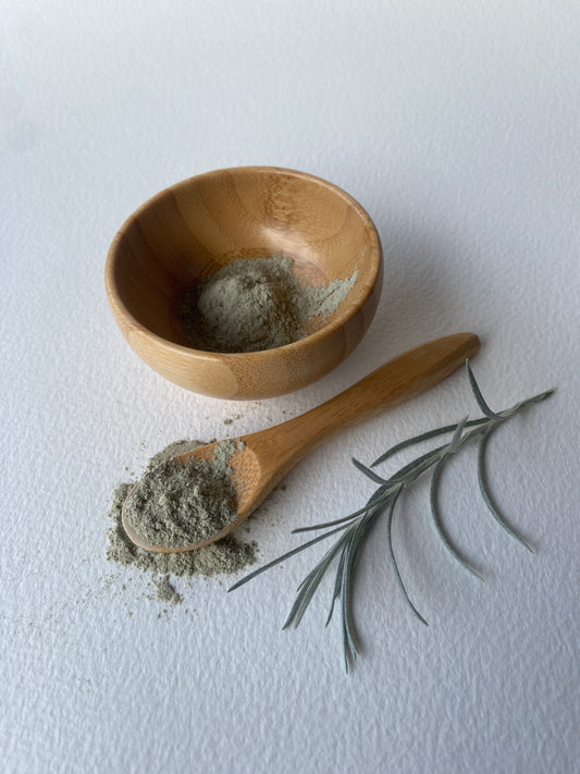 Clay Mask Bowl and Spoon