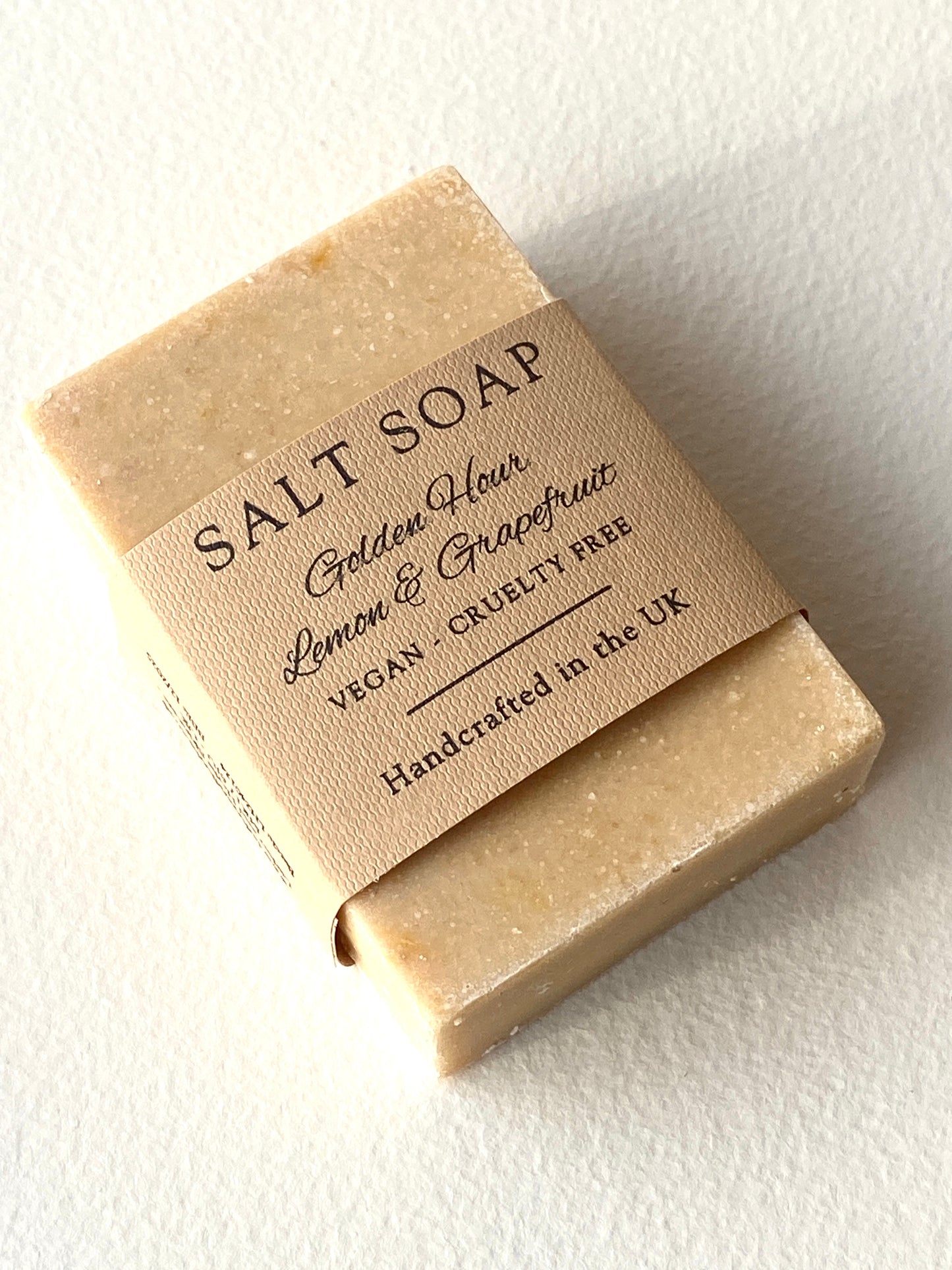 Himalayan & Sea Salt Lemon and Grapefruit Botanical Soap - Golden Hour Salt Soap