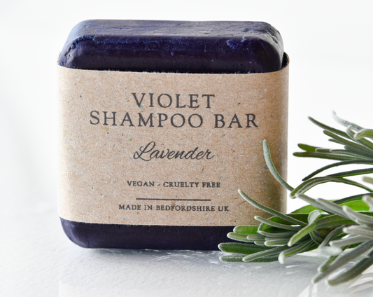 Lavender and Violet Shampoo Bar