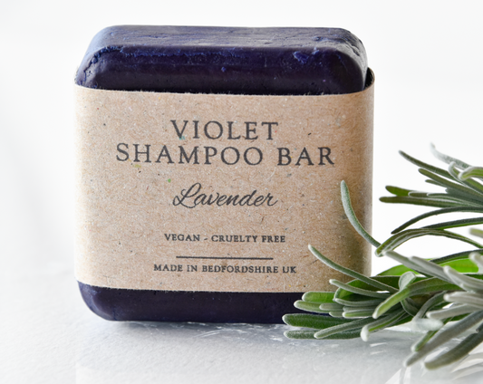 Violet Shampoo Bar with Lavender (single)