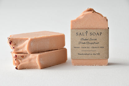 Baked Earth Pink Grapefruit Botanical Sea Salt Soap