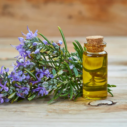 rosemary hair and body oil bottle
