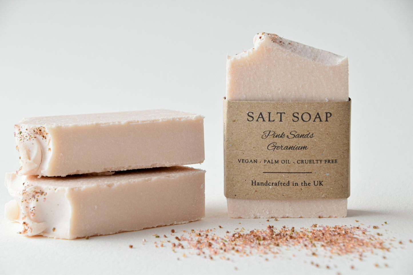 Pink Sands Geranium Botanical Sea Salt Soap