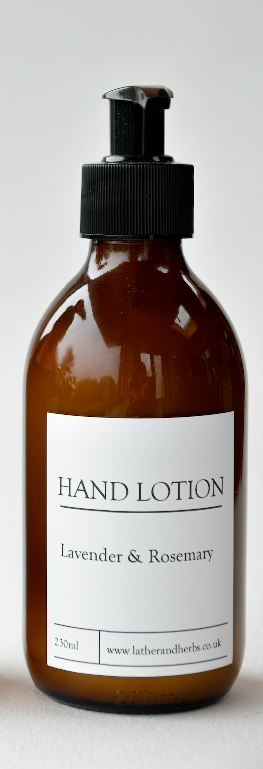 Lavender and Rosemary Hand Lotion