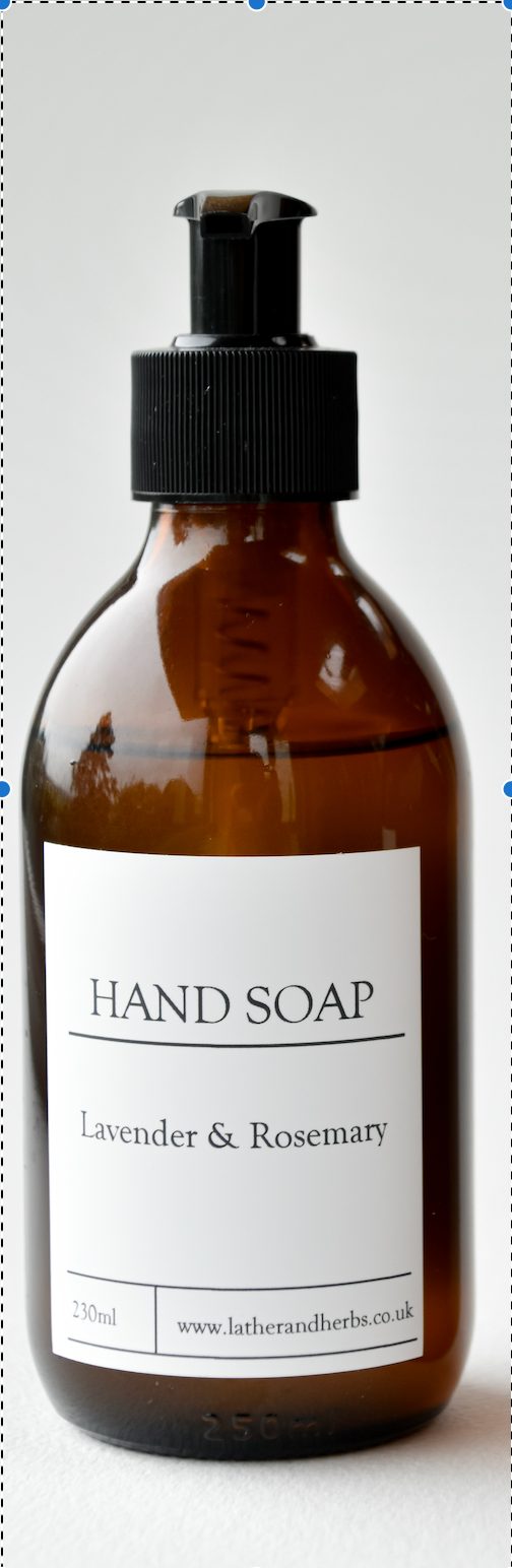 Lavender and Rosemary Liquid Hand Soap